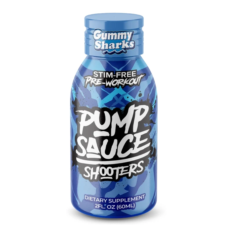 Pump Sauce Bebida Deportiva Pre-Working Sauce Shooters 60 ml, 12 Unidades