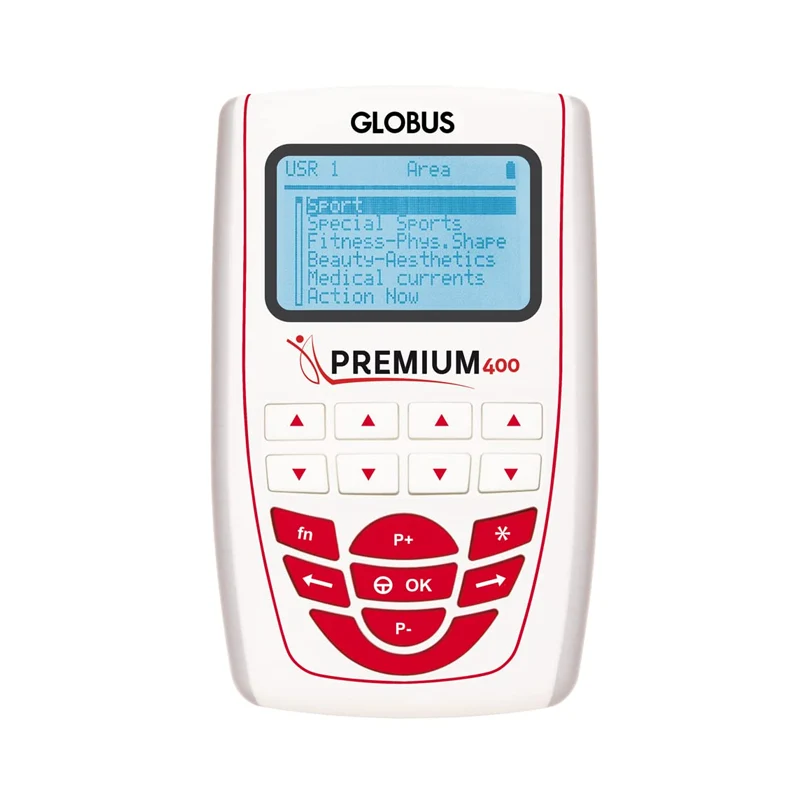 Electroestimulador para Fitness y Belleza Premium 400 con 4 Canales y 258 Programas