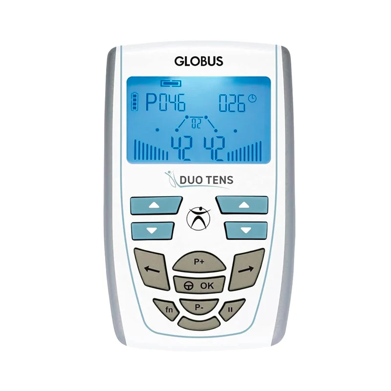 Electroestimulador Globus Duo Tens con dos canales y 20 programas