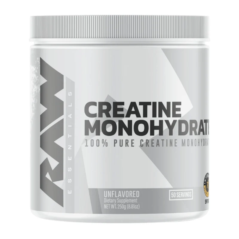 RAW Nutrition Suplemento Deportivo Creatina Monohidratada, 1250 g