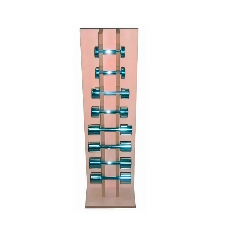 Juego de pesas de 1 a 4kg con soporte de madera