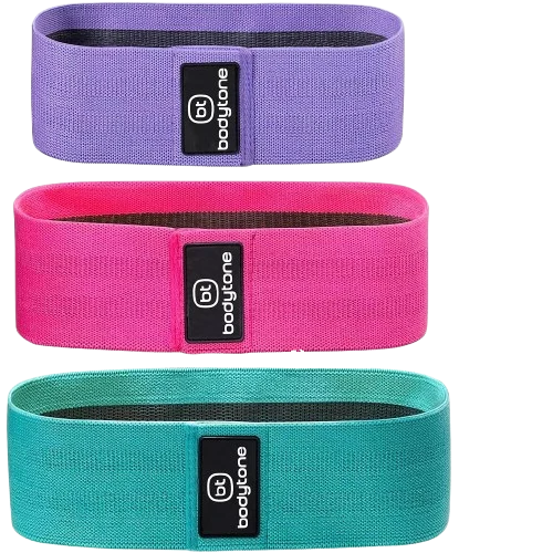 Set de Bandas de Resistencia para Glúteos y Piernas | Hip Bands Set Bodytone