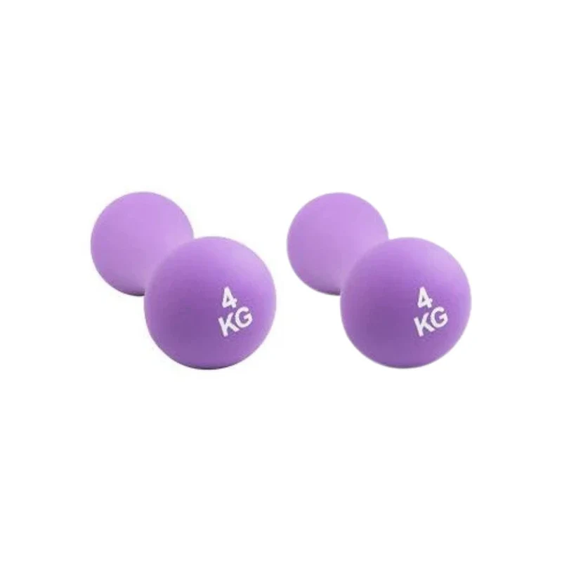 Par De Mancuernas moradas de Neopreno 4kg Inxide