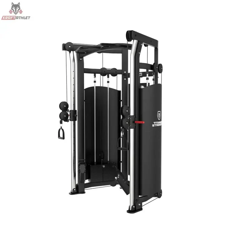 Kabelzugturm Functional Trainer – Titanium Black Doppelpulley