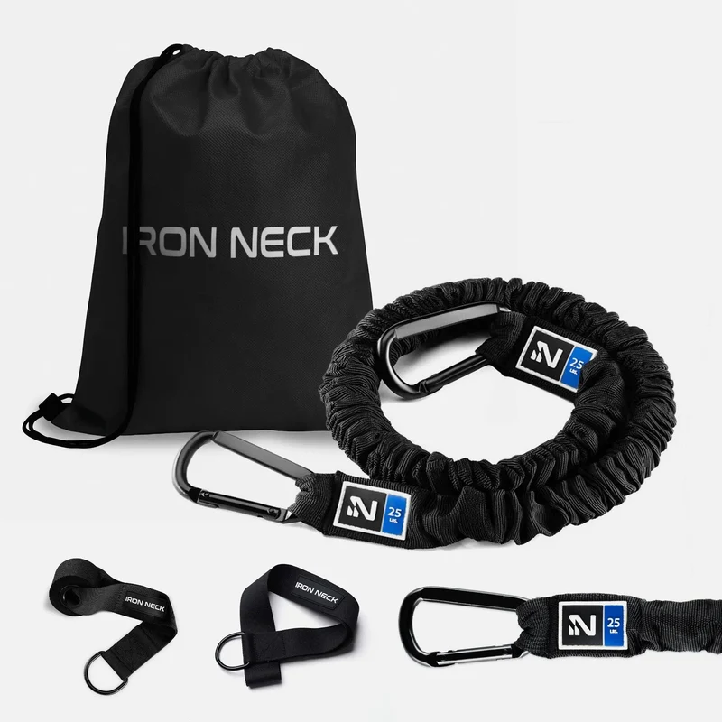 Iron Neck Harness Kit Medium – 25-lb-Band, Türanker, Cinch-Anker, Tasche