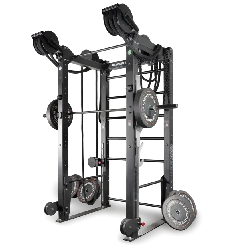Ropeflex RX8200 Infinity Rig – Wand-Rig mit 2 Endlosseil-Stationen und Klimmzugstangen