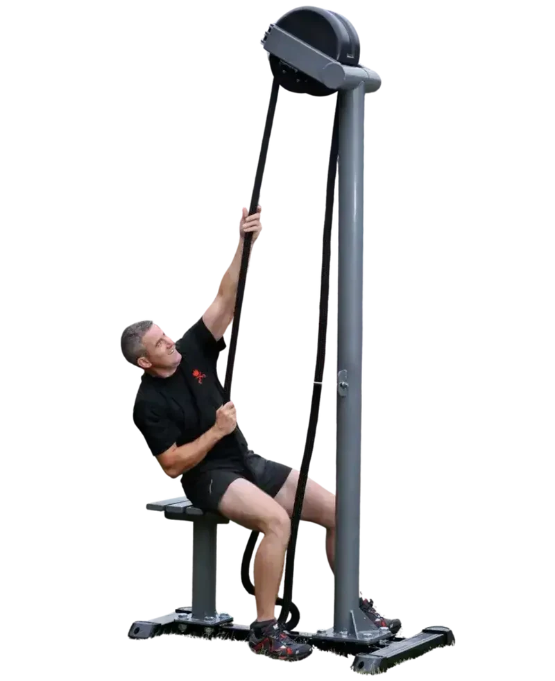 Ropeflex RX5500 Outdoor-Seiltrainer – vertikales Endlosseil, verzinkt, IP64