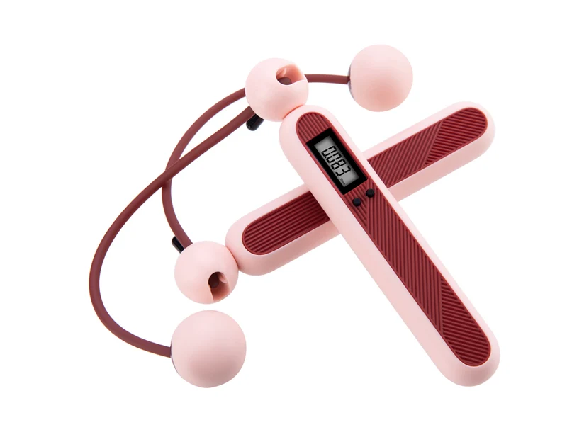 Corde à sauter à compteur électronique Synerfit Jumpit - Rose