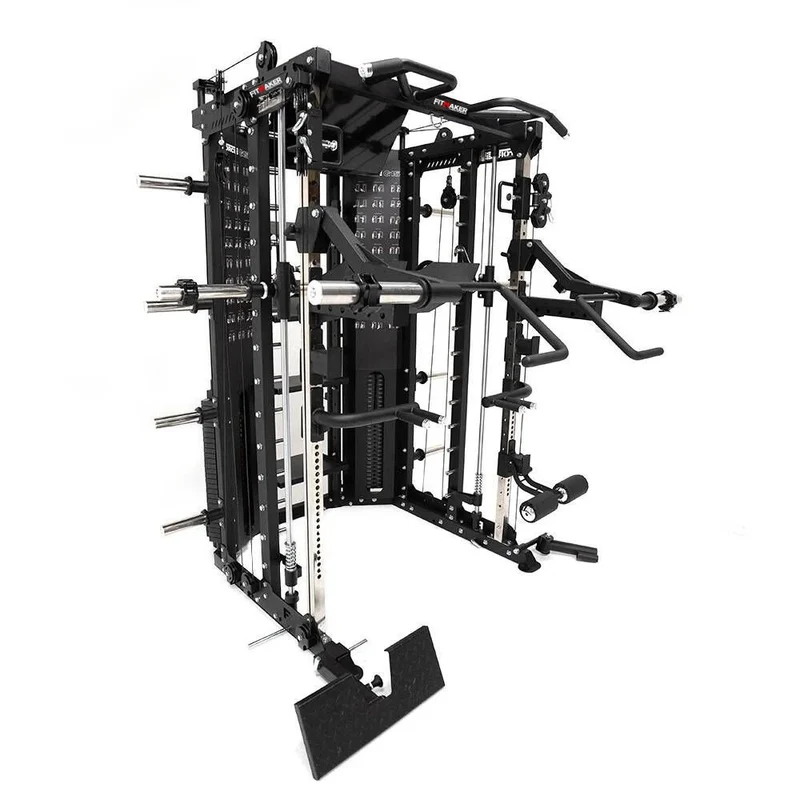 MS-02 MÁQUINA SMITH RACK + DOBLE POLEA FITMAKER