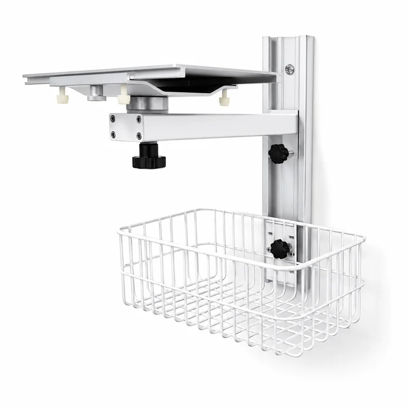 Soporte de pared para monitor de paciente con impresora