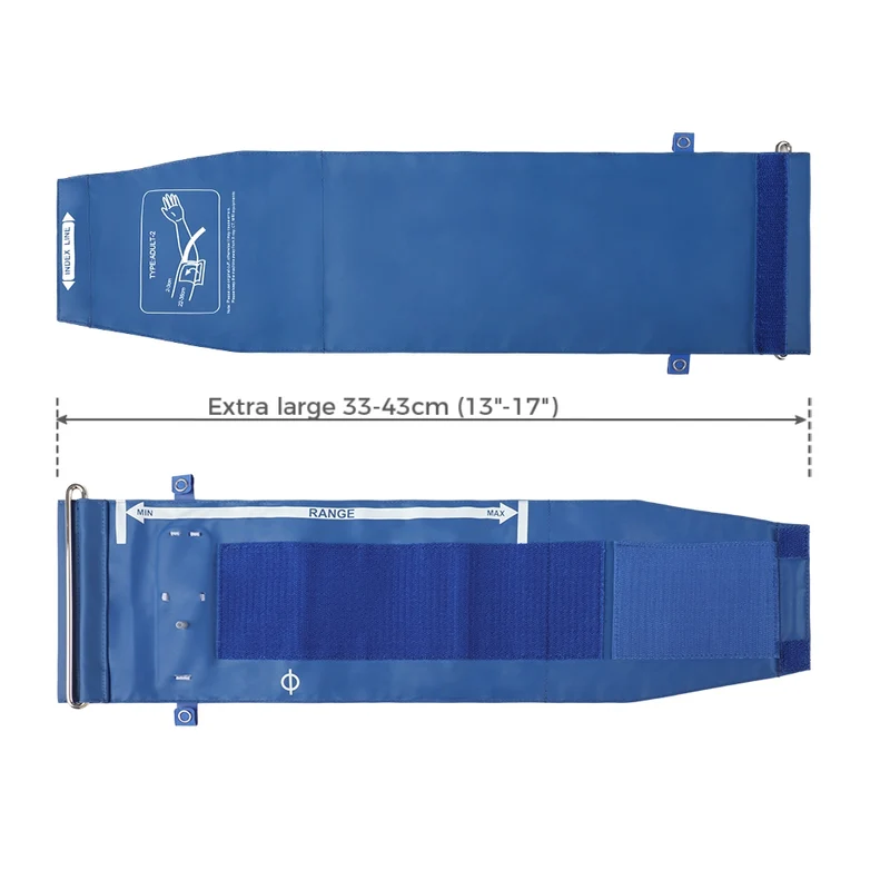 Brazalete extragrande para monitorización ambulatoria de presión arterial (MAPA) de 24 horas (33-43 cm)