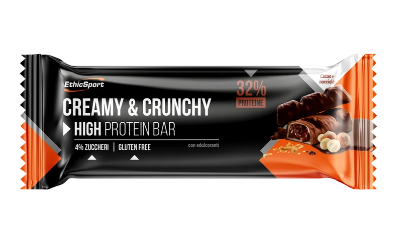 Barra Creamy & Crunchy Cacao y Avellana Ethicsport