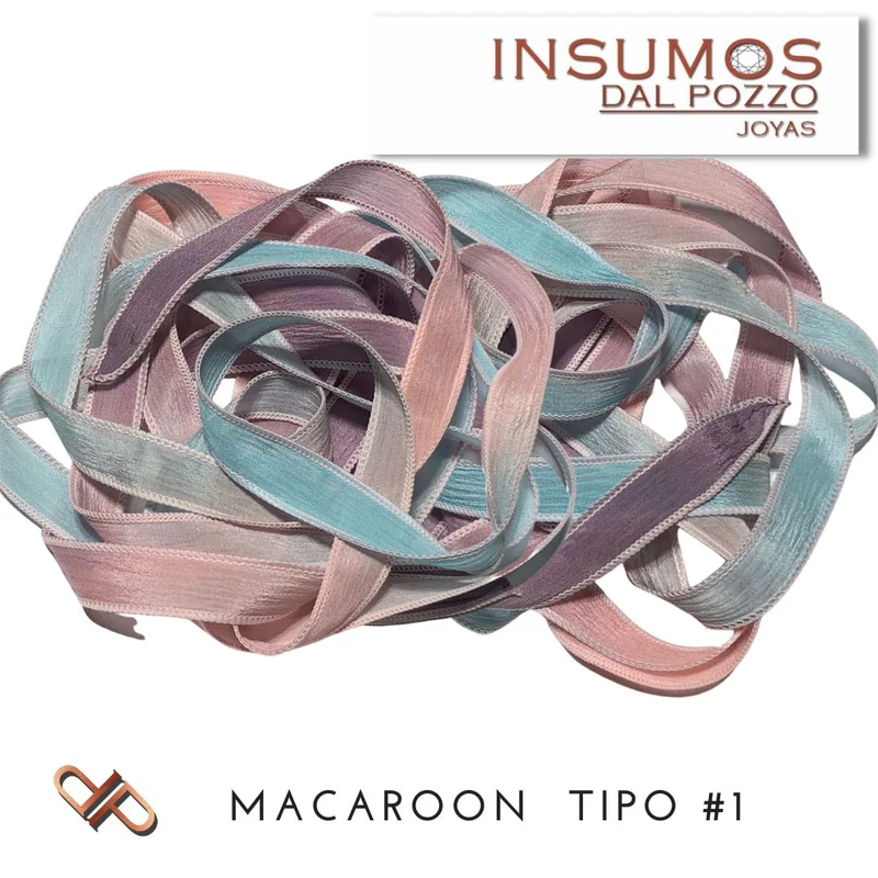 Cinta de Seda tipo 1 MACAROON
