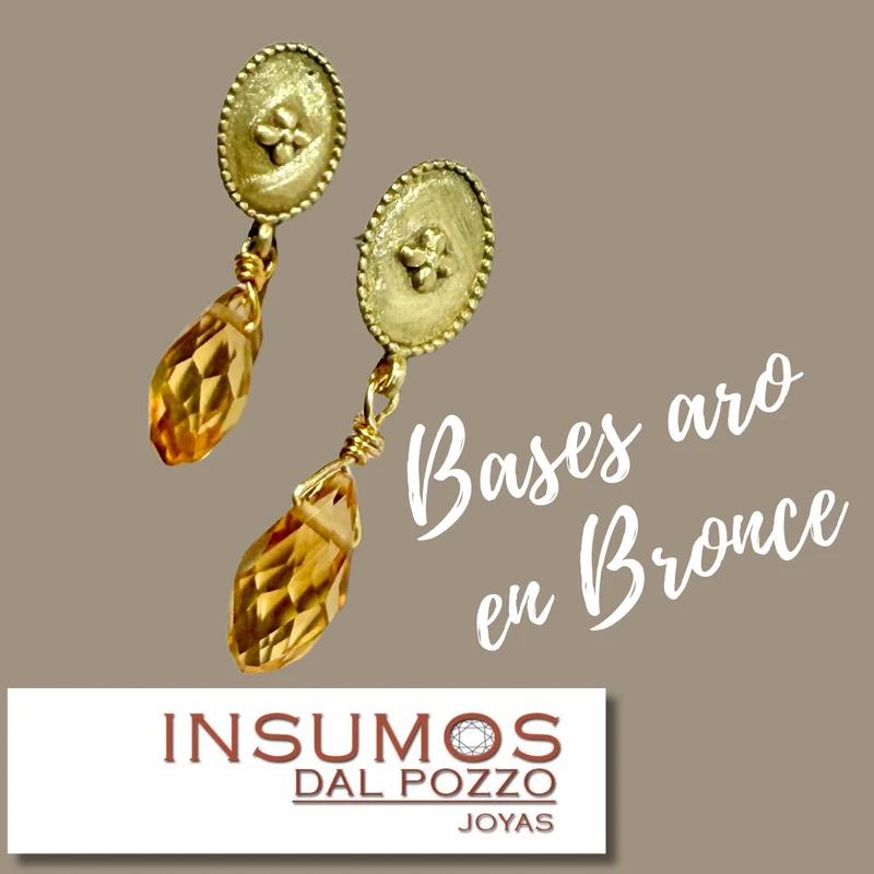 Par Base Aros Ovalo Rulette Bronce