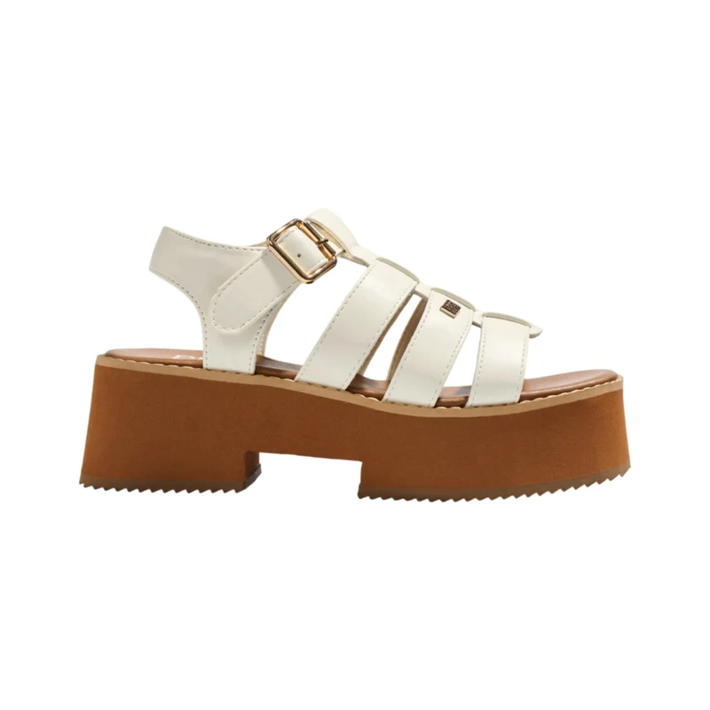 Promise Sandalias de Plataforma Cozumel Blanco, para Mujer