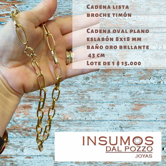 Cadena Lista Nro 2 con Broche
