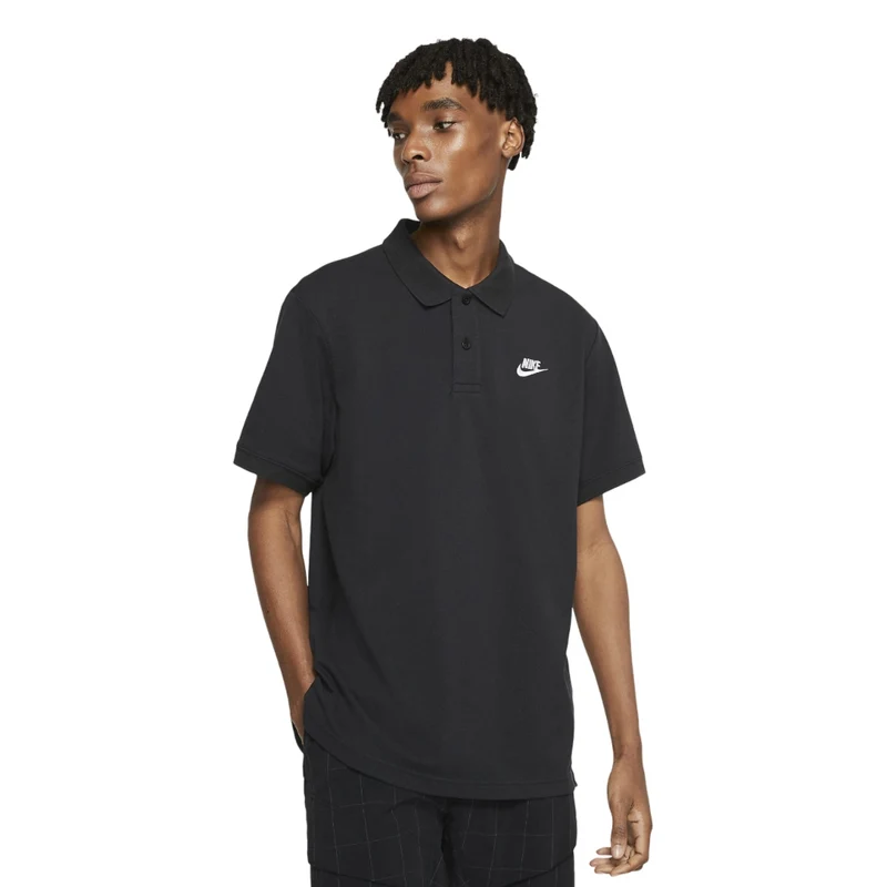 Nike Camiseta Polo M NK Club PQ Matchup Negro, para Hombre