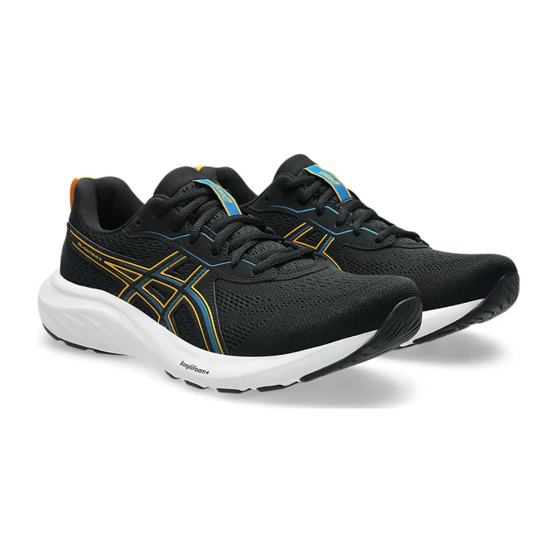 Asics Tenis Gel-Contend 9 Negro/Verde/Amarillo, para Hombre