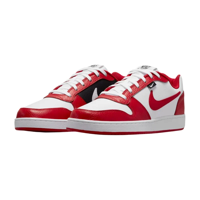 Nike Tenis Ebernon Low Premium Rojo/Blanco, para Hombre