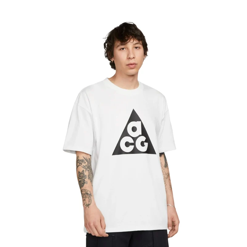 Nike Camiseta Manga Corta ACG Blanca, para Hombre