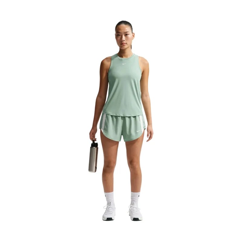 Nike Camiseta Deportiva Sin Mangas One Classic Steam/Blanco, para Mujer