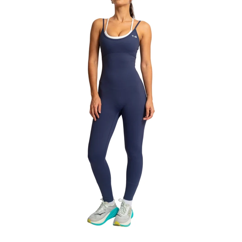 TNG Enterizo Deportivo Hybrid Azul, para Mujer