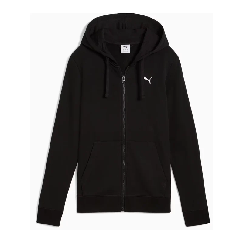 Puma Sudadera con Capucha Essentials Full-Zip Negro, para Mujer