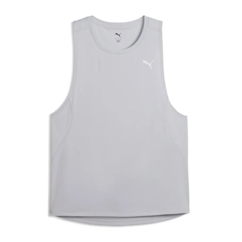 Puma Camiseta Deportiva sin Mangas Running Velocity Gris, para Hombre